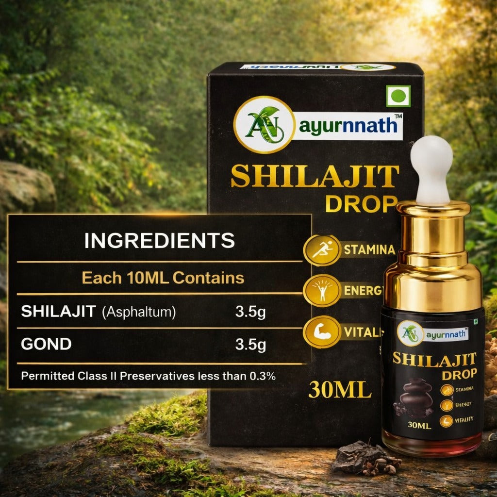 SHILAJIT ENERGY DROPS by-Ayurnnath