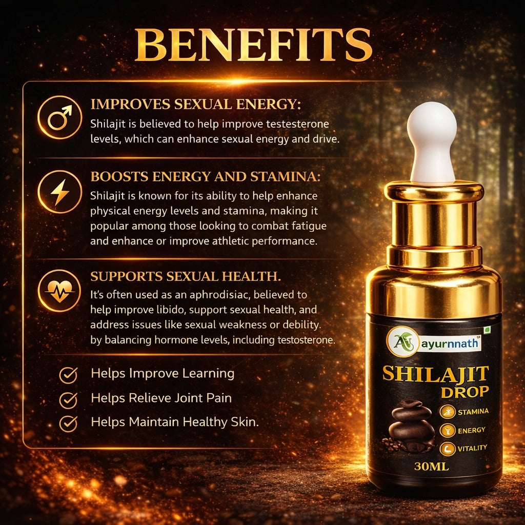 SHILAJIT ENERGY DROPS by-Ayurnnath